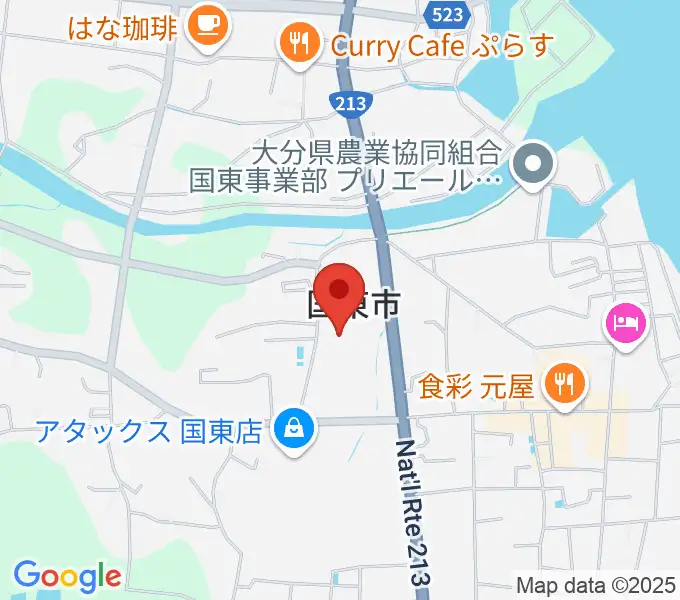 アストくにさきの地図