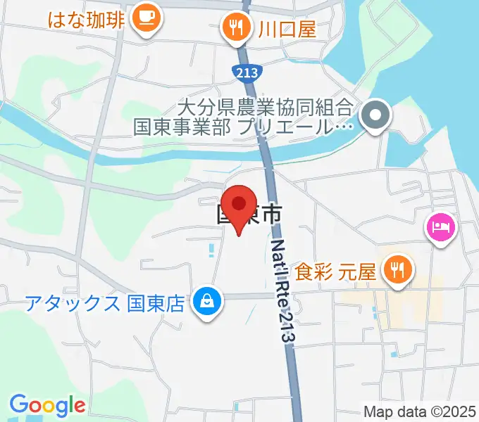 アストくにさきの地図
