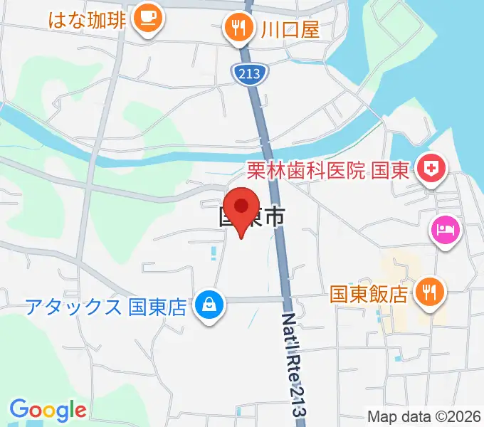 アストくにさきの地図