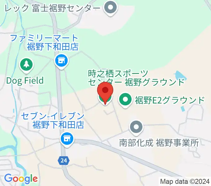 時之栖スポーツセンター 裾野グラウンドの地図