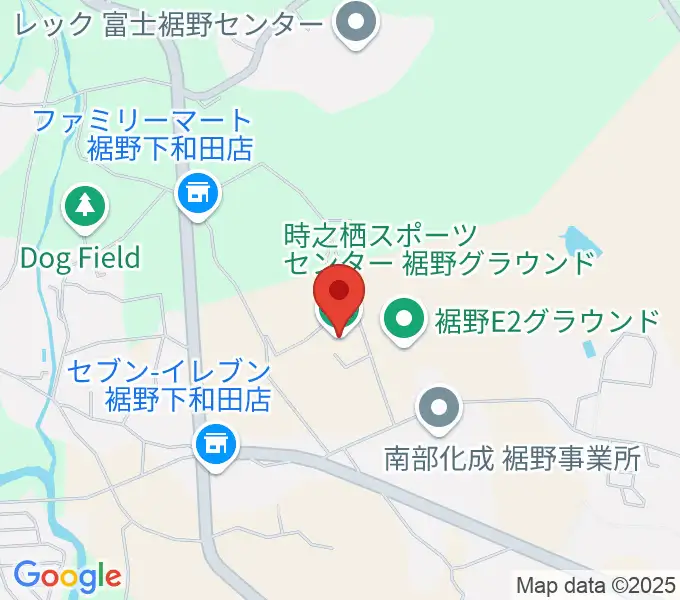 時之栖スポーツセンター 裾野グラウンドの地図