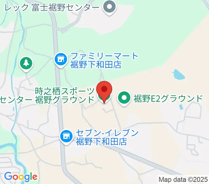時之栖スポーツセンター 裾野グラウンドの地図