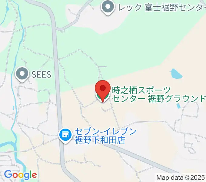 時之栖スポーツセンター 裾野グラウンドの地図