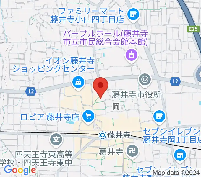 ひろみ音楽教室の地図