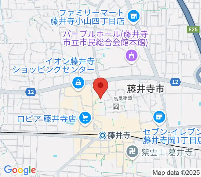 ひろみ音楽教室の地図