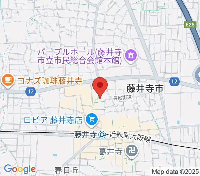 ひろみ音楽教室の地図