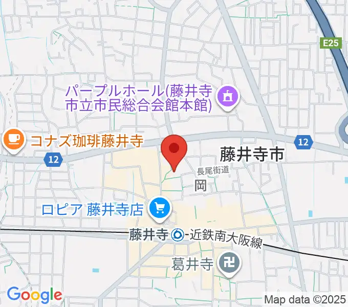 ひろみ音楽教室の地図