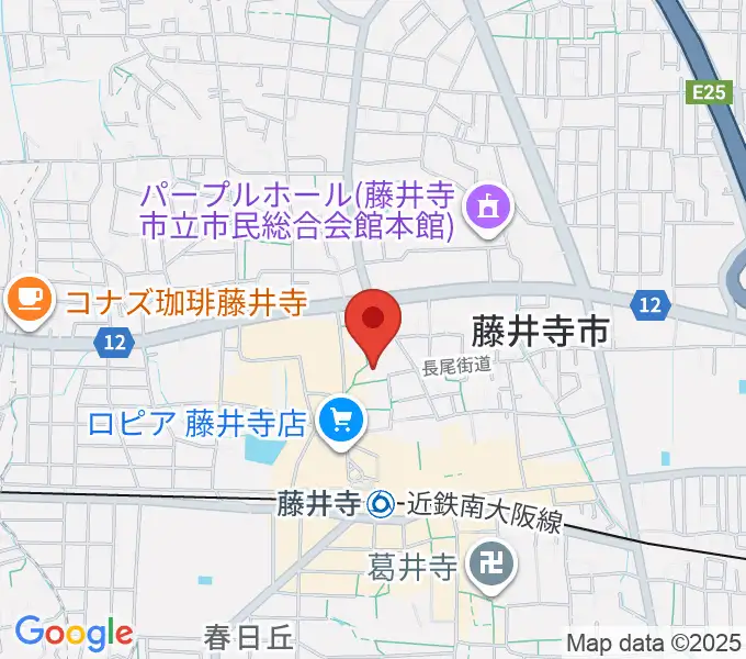 ひろみ音楽教室の地図