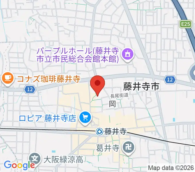 ひろみ音楽教室の地図