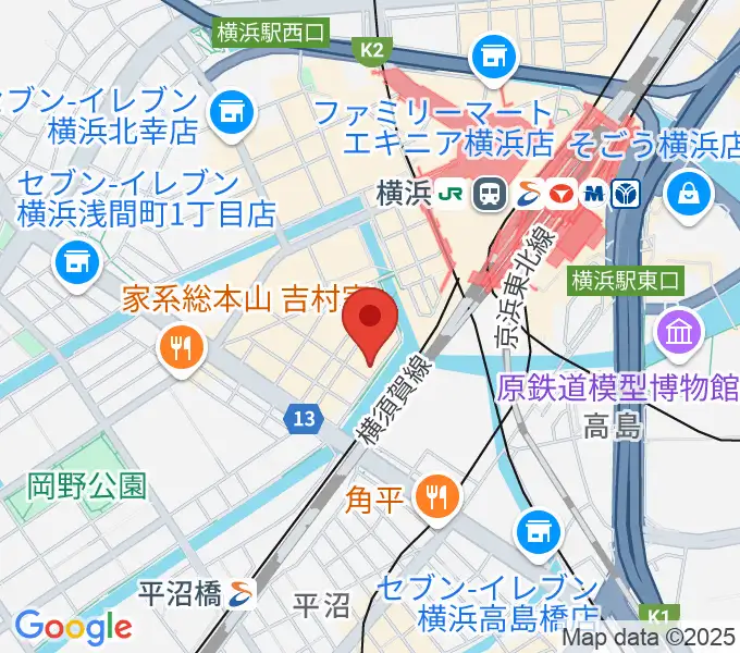 1000 CLUBの地図