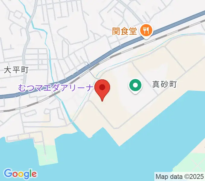 むつマエダアリーナの地図