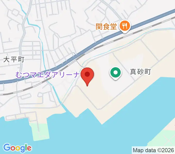 むつマエダアリーナの地図