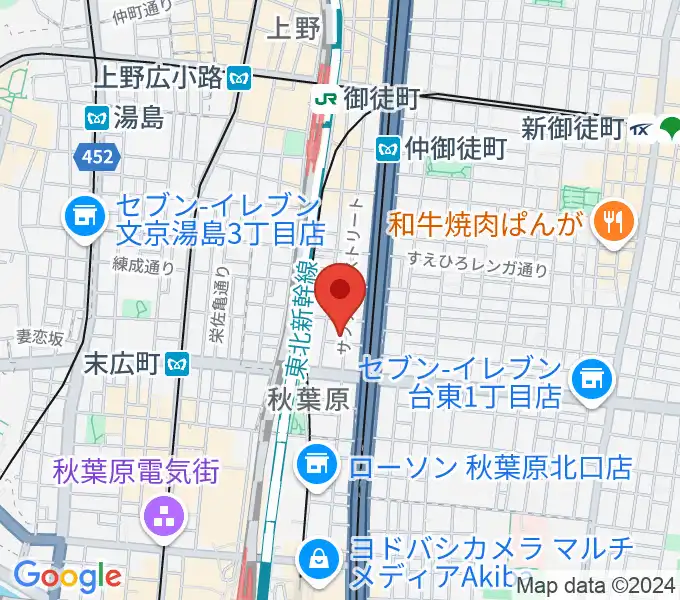 和の音交流館の地図