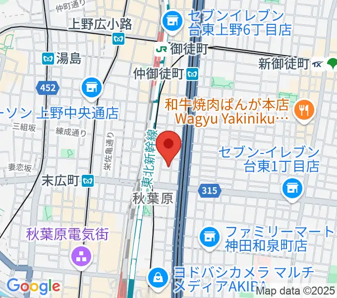 和の音交流館の地図