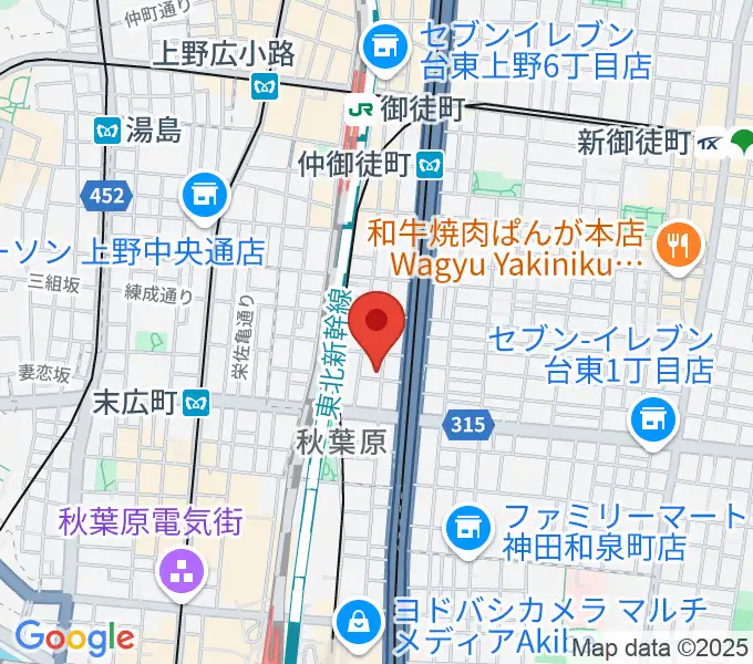和の音交流館の地図