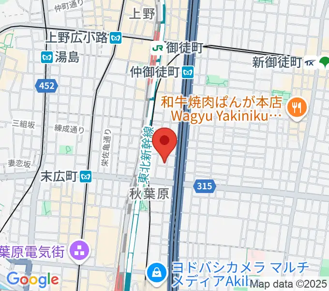 和の音交流館の地図