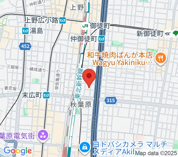 和の音交流館の地図