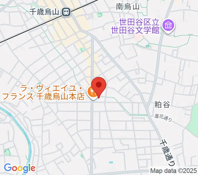 ユリミュージックキャンパス千歳鳥山教室の地図