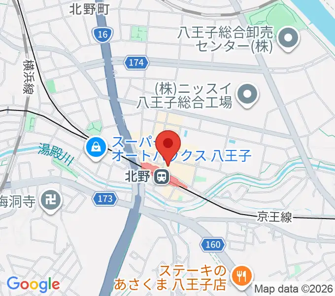 スタジオ・ラクスタの地図