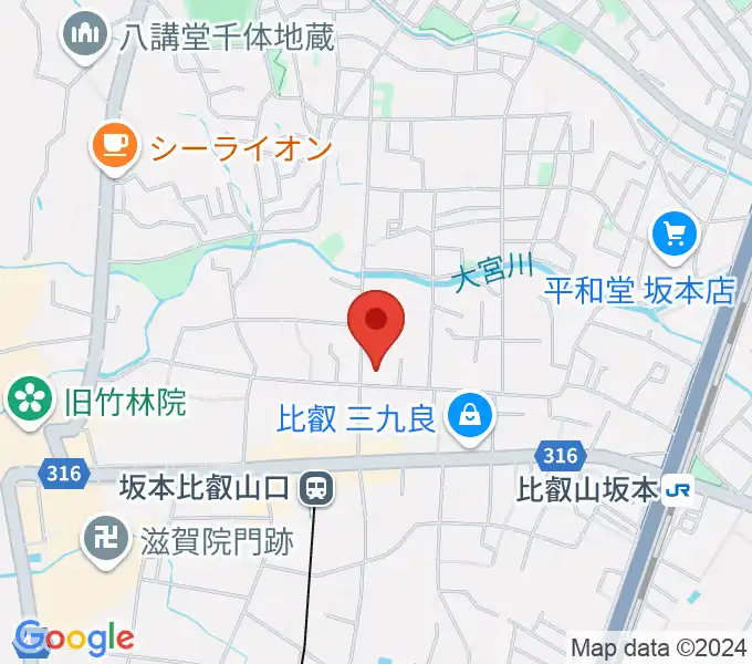 ラプリマ音楽教室の地図