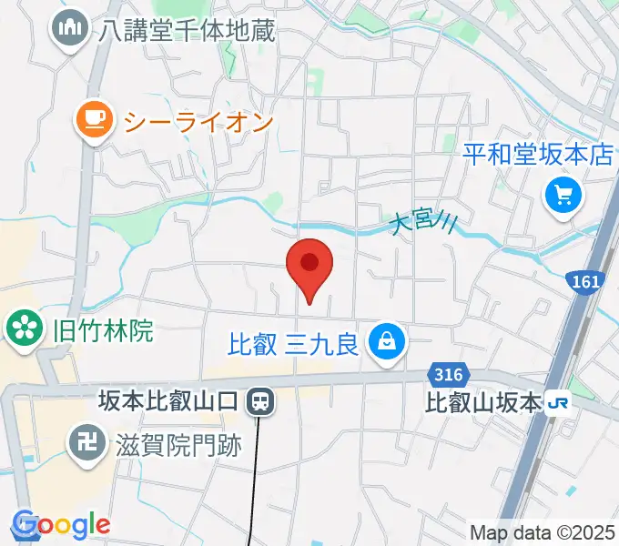 ラプリマ音楽教室の地図