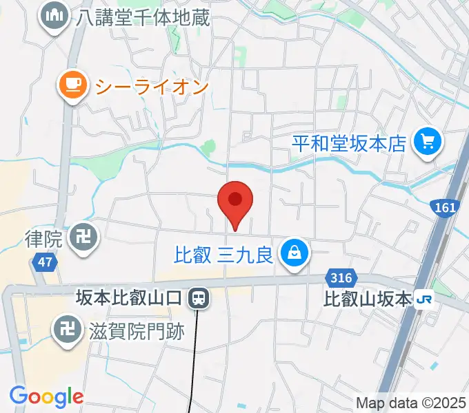ラプリマ音楽教室の地図