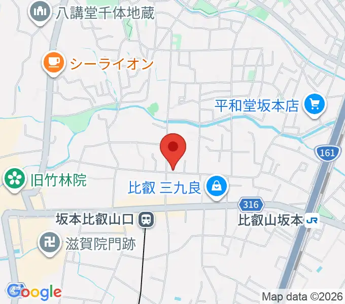 ラプリマ音楽教室の地図
