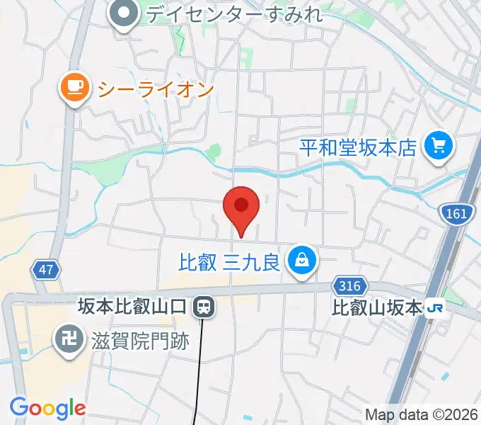 ラプリマ音楽教室の地図