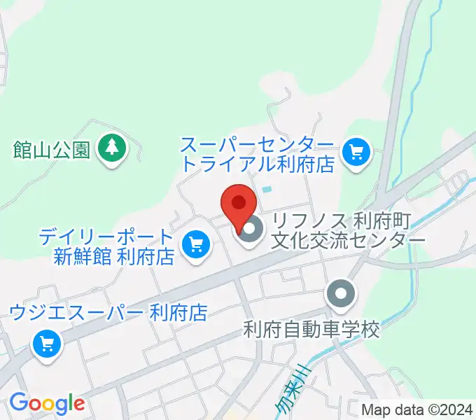 利府町文化交流センター リフノスの地図