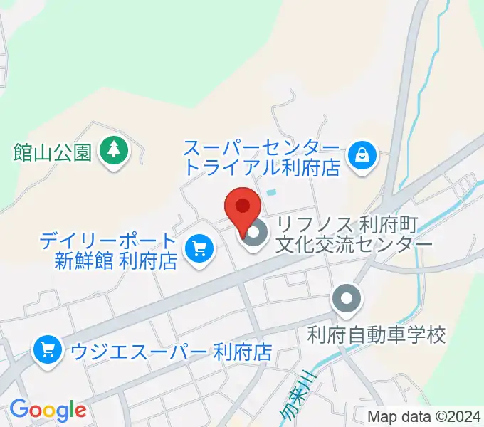 利府町文化交流センター リフノスの地図