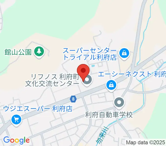 利府町文化交流センター リフノスの地図
