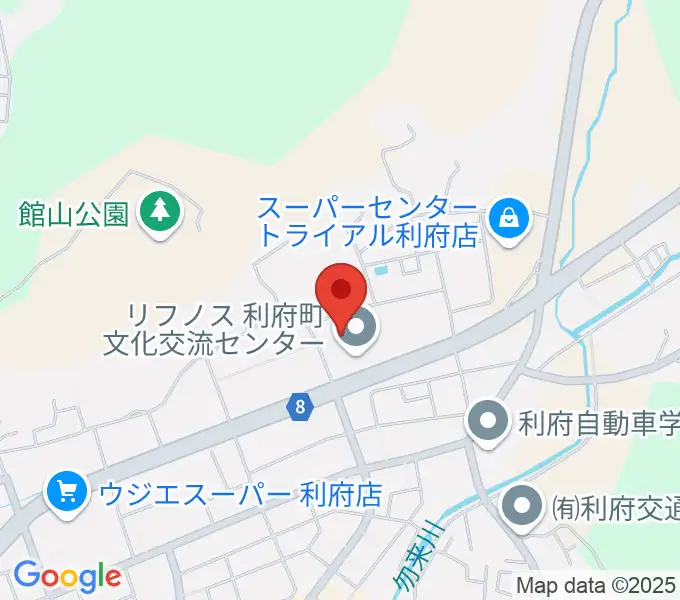 利府町文化交流センター リフノスの地図