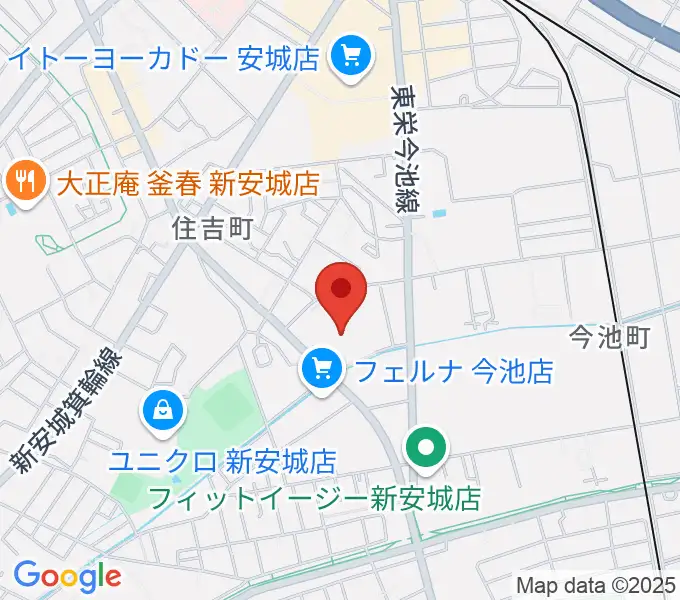 ボーカル教室かのん アンディ安城校の地図