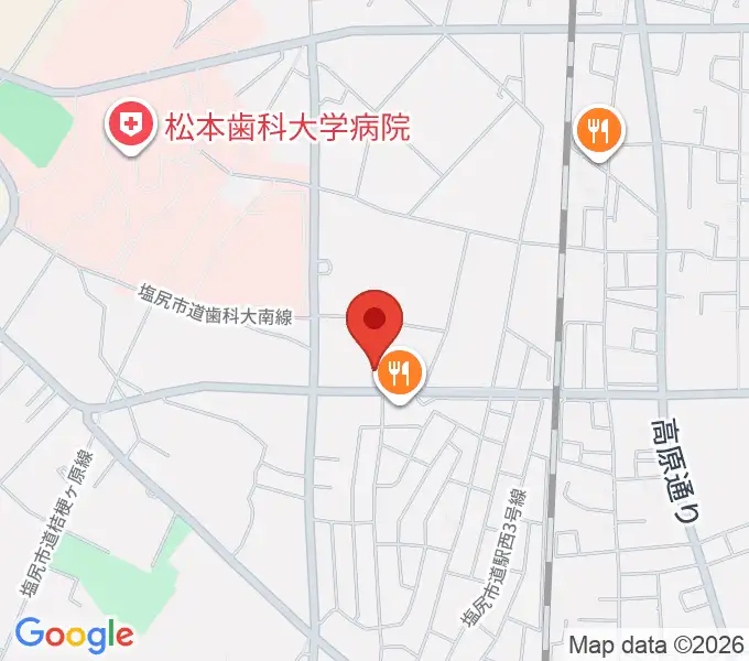 ユメックスアリーナの地図