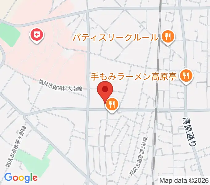 ユメックスアリーナの地図