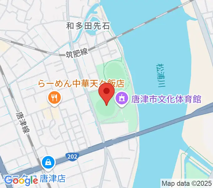 SHOWAハンバーガースタジアム唐津の地図