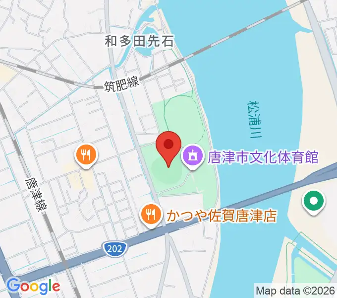 SHOWAハンバーガースタジアム唐津の地図