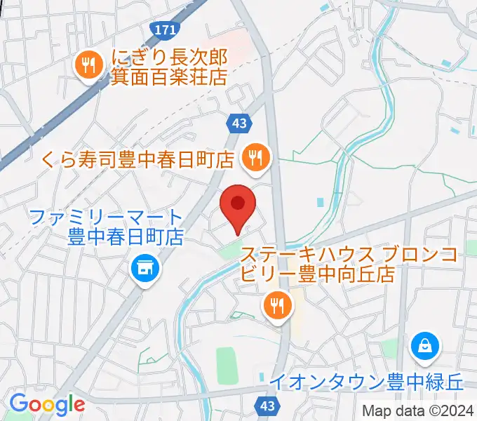 愛ピアノ調律の地図