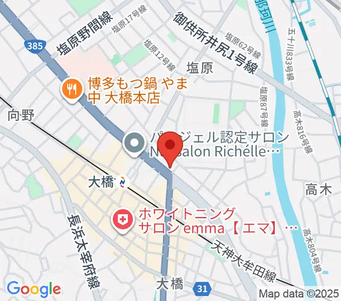 sound Boogie大橋店の地図