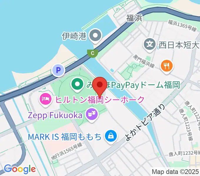 よしもと福岡 大和証券劇場の地図