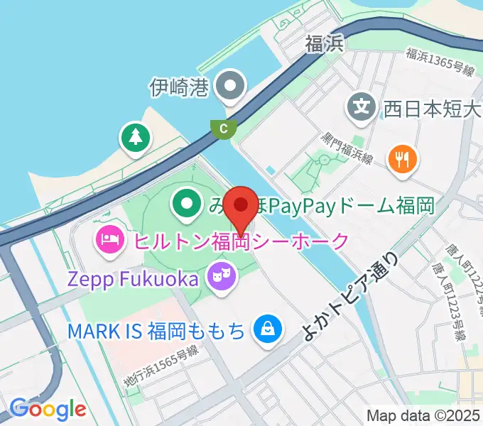 よしもと福岡 大和証券劇場の地図