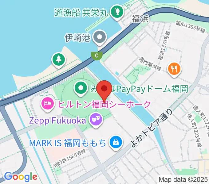 よしもと福岡 大和証券劇場の地図