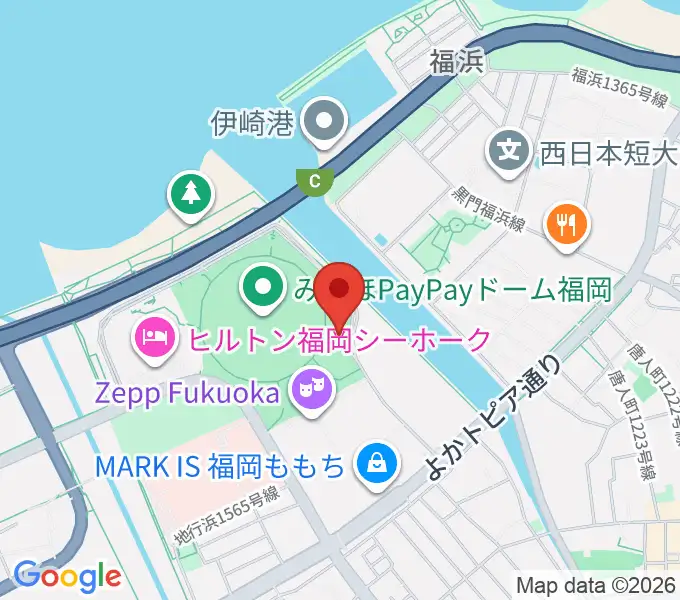 よしもと福岡 大和証券劇場の地図