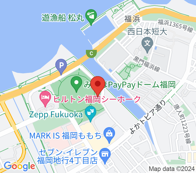 西日本シティ銀行 HKT48劇場の場所