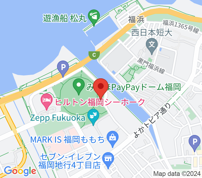 西日本シティ銀行 HKT48劇場の場所