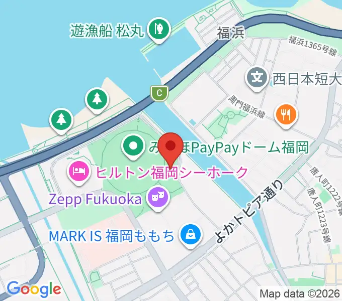17LIVE HKT48劇場の地図
