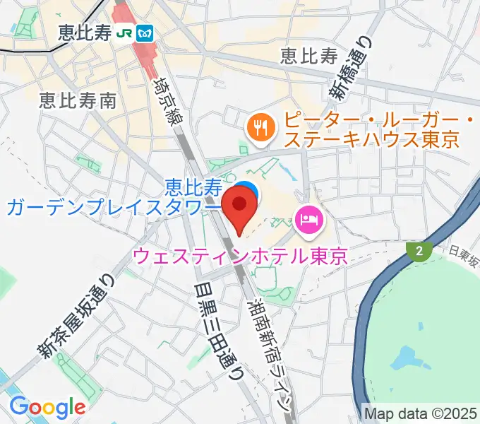 東京都写真美術館の地図