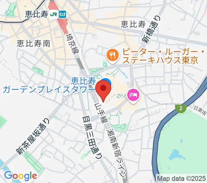 東京都写真美術館の地図