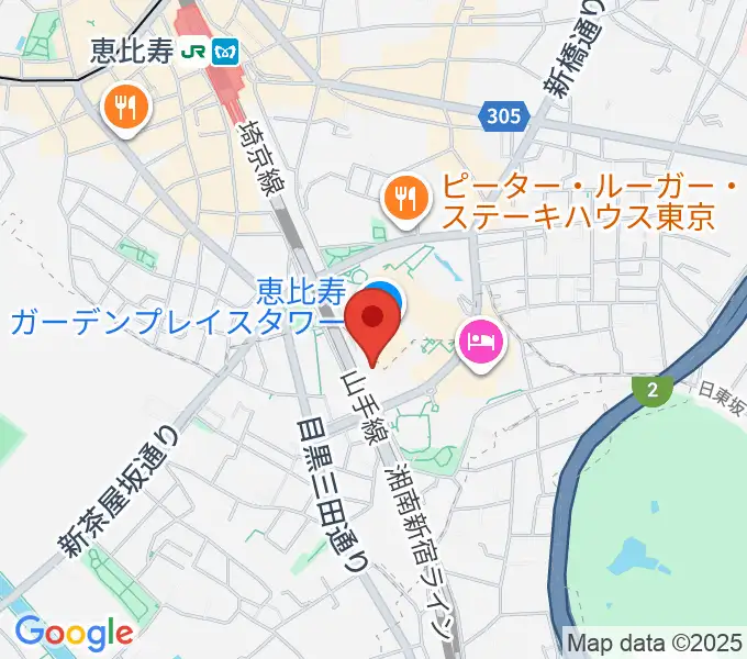 東京都写真美術館の地図