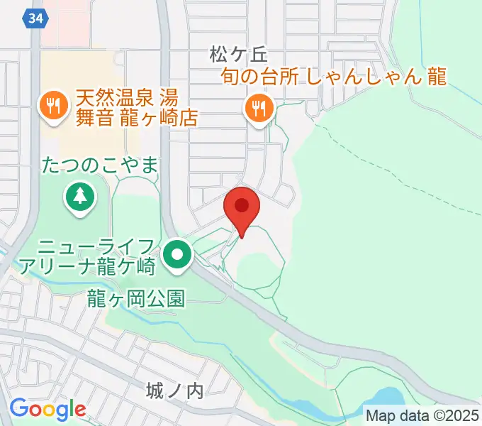 TOKIWAスタジアム龍ケ崎の地図